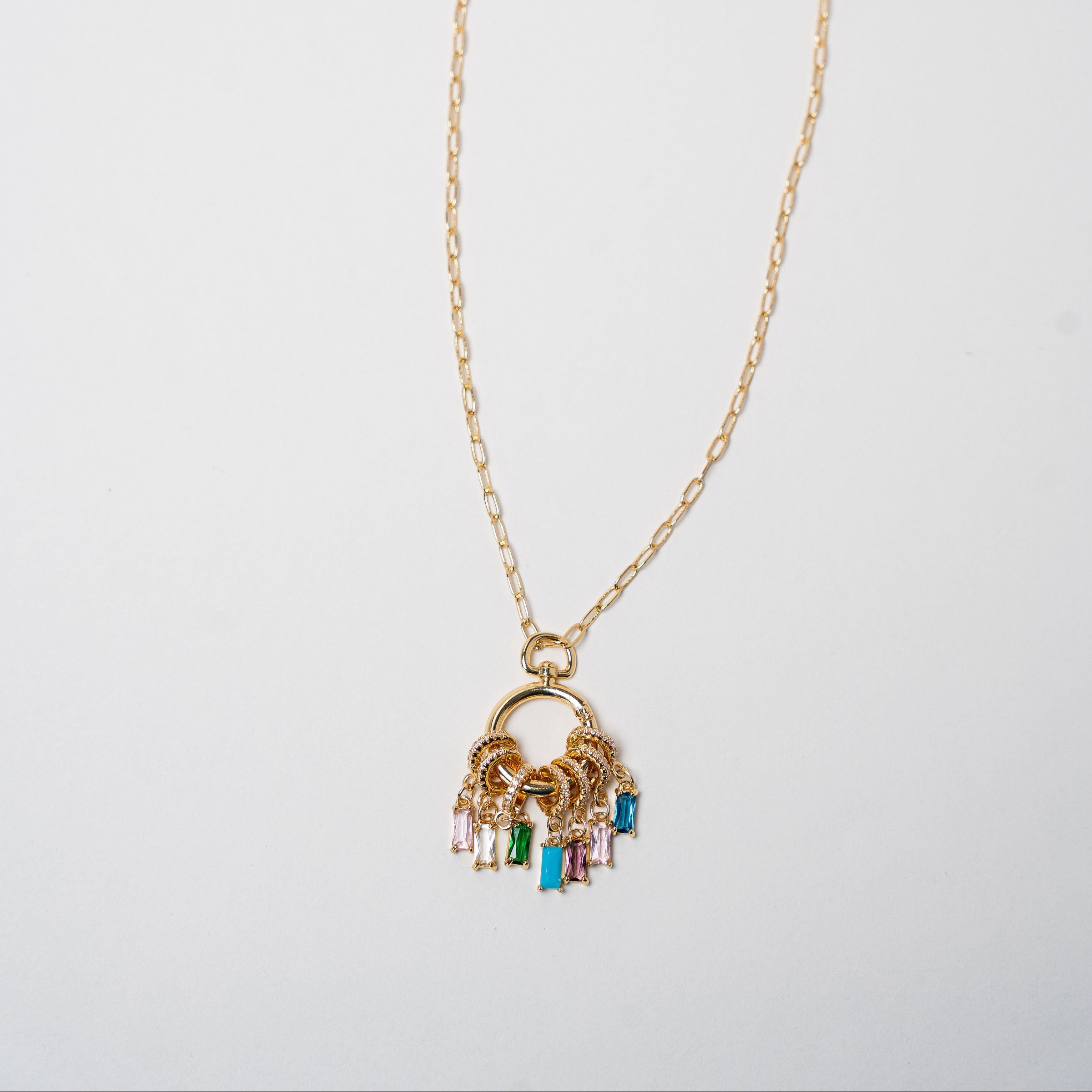 COLLAR CADENA GEMAS