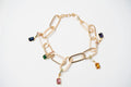 COLLAR CORTO ESLABÓN PIEDRAS