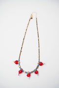 COLLAR CORAZONES PIEDRA