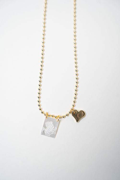 COLLAR BALINES VIRGEN DESATANUDOS