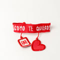 PULSERA COMO TE QUIERO GRUESA