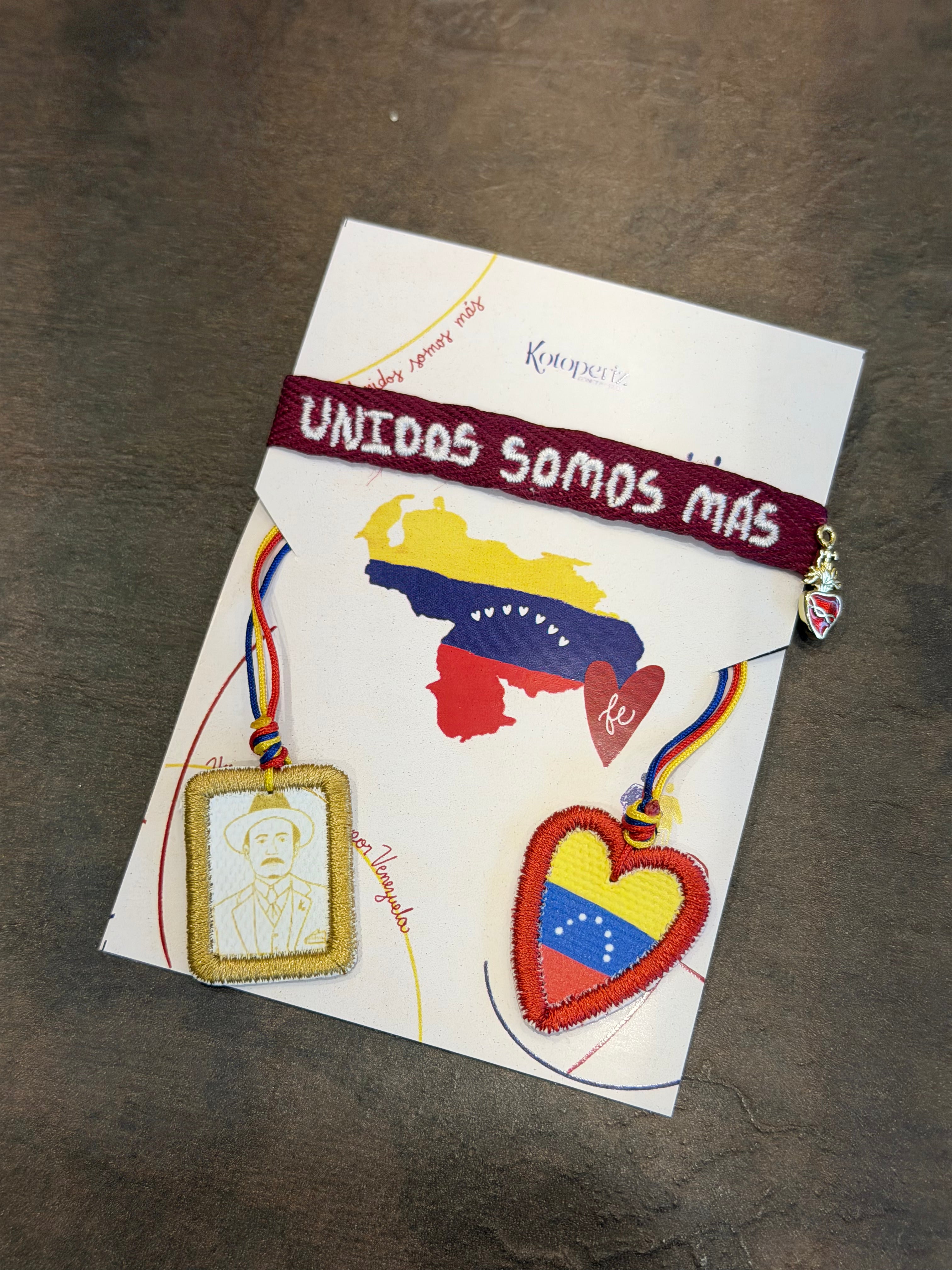 PULSERA UNIDOS SOMOS MAS CINTA VINOTINTA