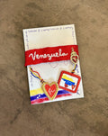 PULSERA VENEZUELA CINTA ROJA GRUESA